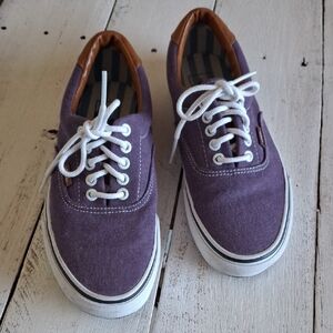 Vans Purple Canvas Sneakers